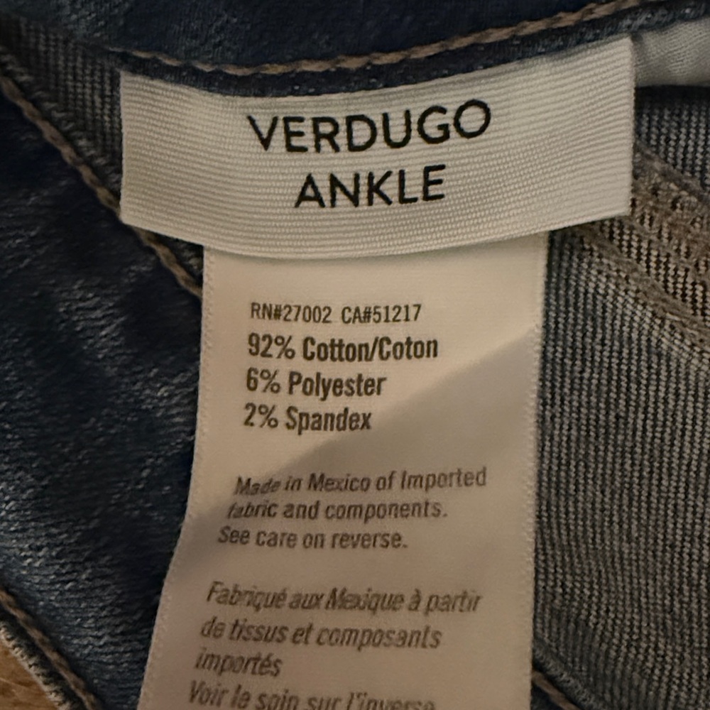 NWT Paige denim stretch slim 
size 29 with 27” inseam - Picture 6 of 6